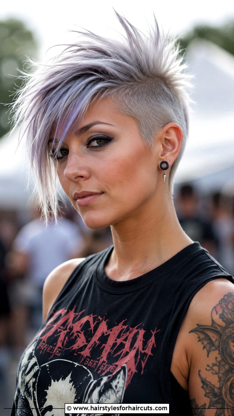 Short Mohawk With Long Bangs - 25 short hairstyles with long bangs - 25 short hairstyles with long bangs