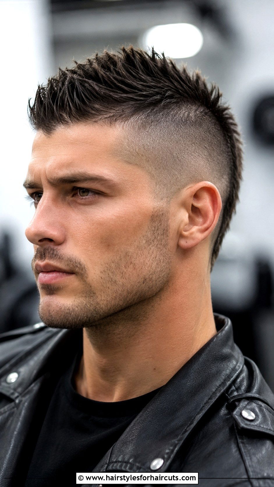 Short Mohawk With Undercut - 25 thick hair ftm haircuts - 25 thick hair ftm haircuts