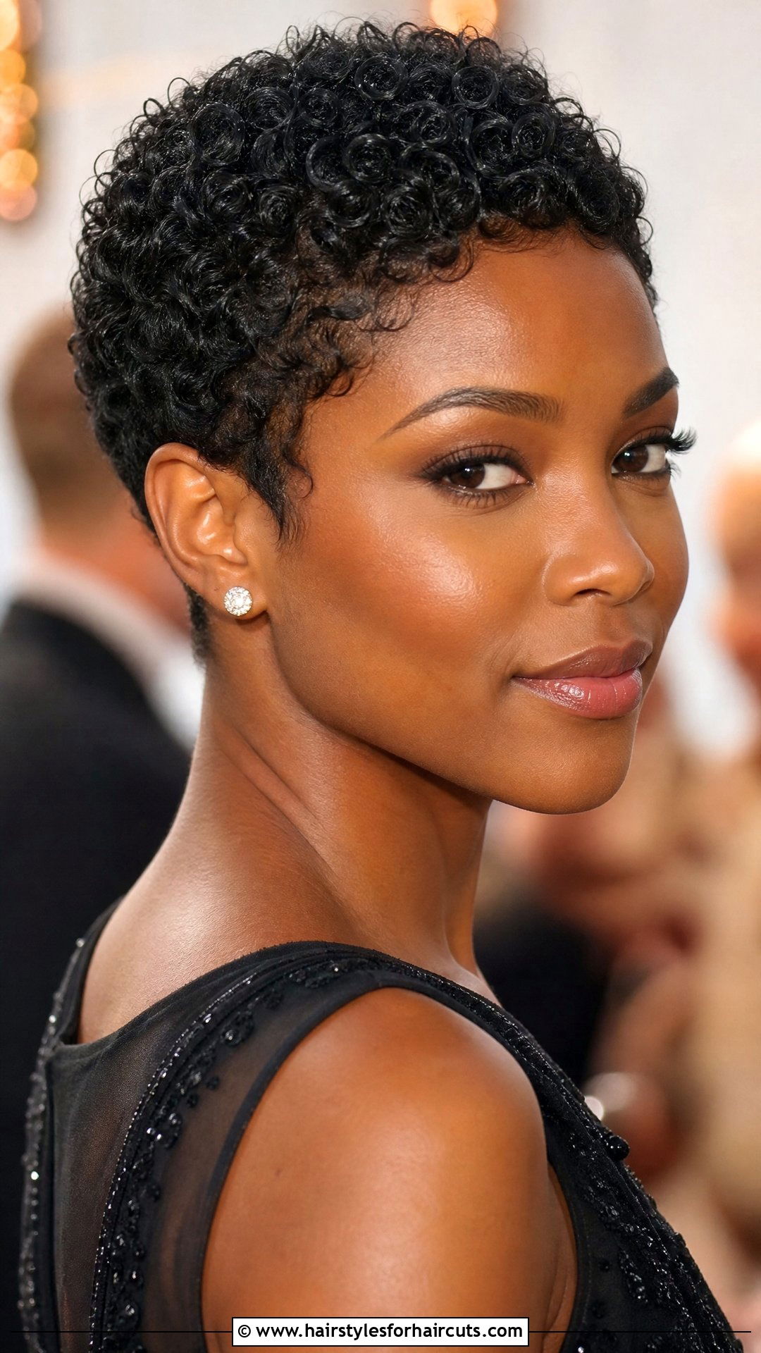 Short Natural Curly Pixie - 25 wedding hairstyles for black women - 25 wedding hairstyles for black women