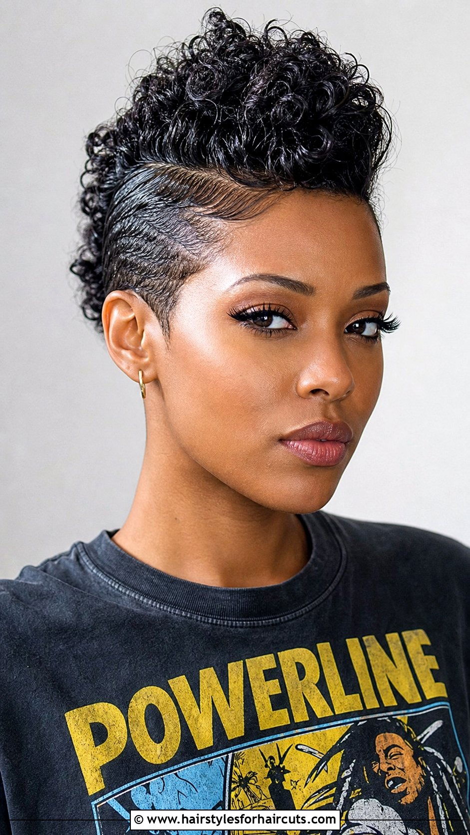 Short Natural Faux Hawk - 25 hairstyles for short afro hair - 25 hairstyles for short afro hair