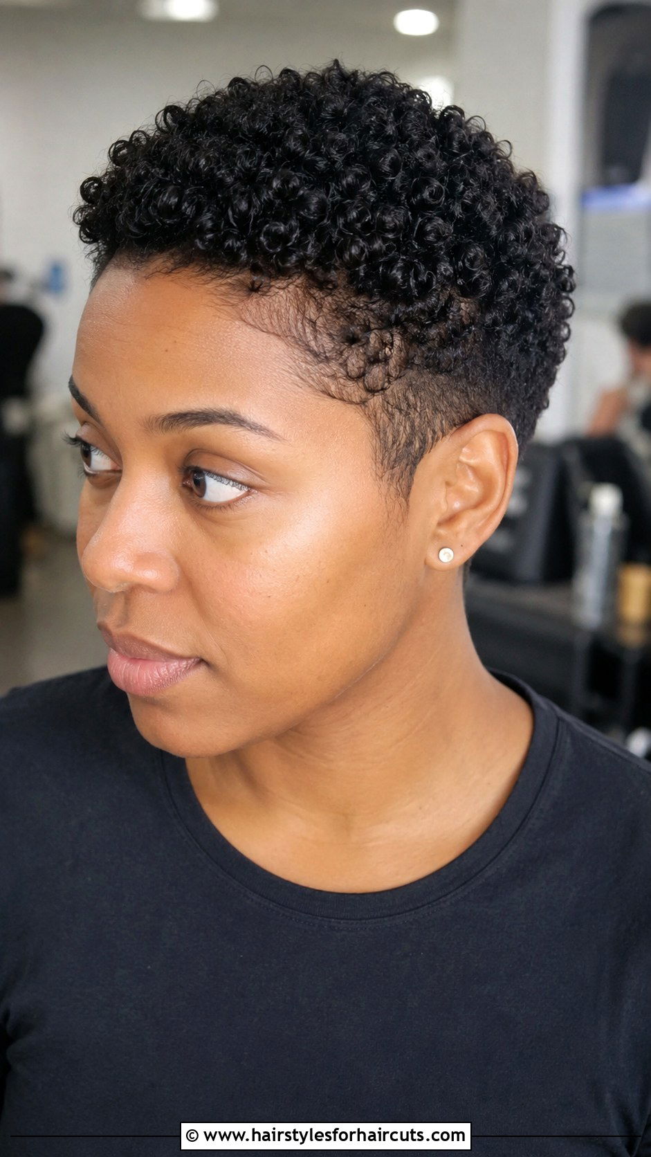 Short Natural Tapered Cut - 25 african women hairstyles - 25 african women hairstyles