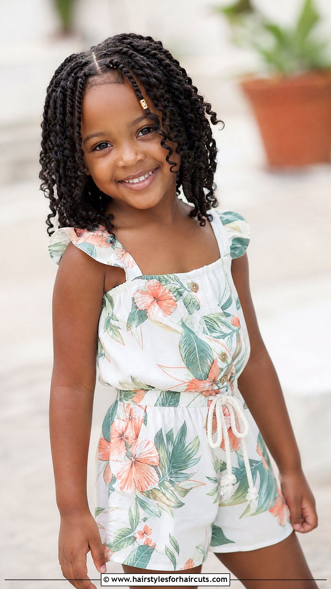 Short Passion Twists - 25 black hairstyles for kids short hair - 25 black hairstyles for kids short hair