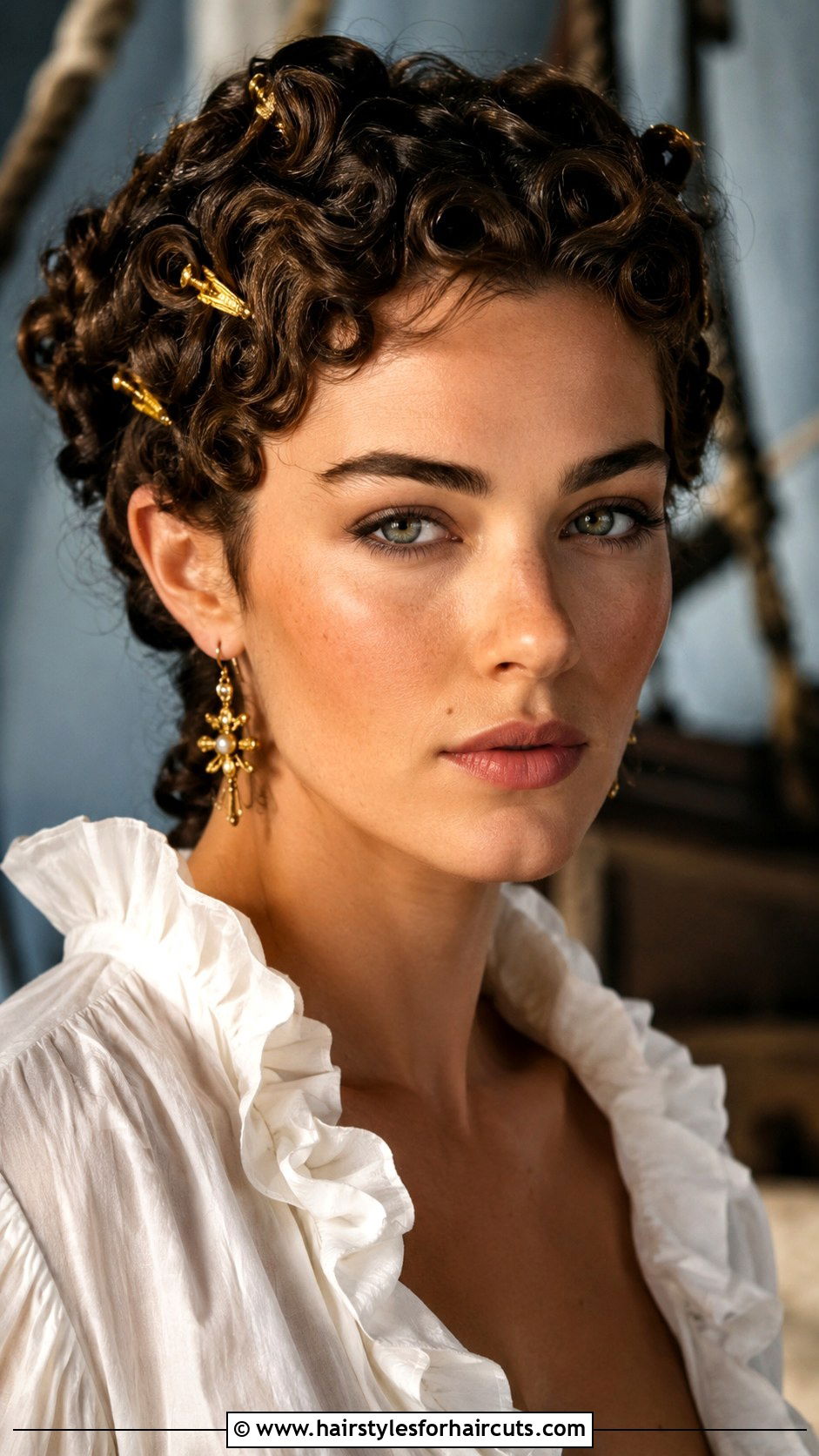 Short Pinned Curls Pirate Look - 25 pirate hairstyles female short hair - 25 pirate hairstyles female short hair