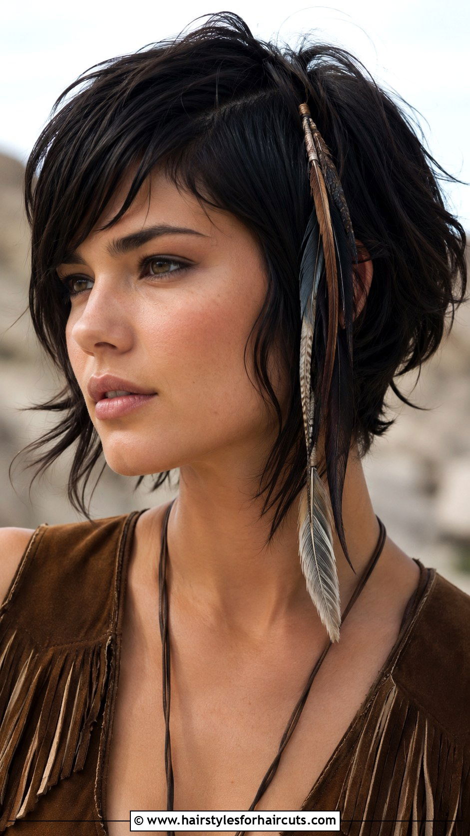 Short Pirate Hair With Feather Accessory - 25 pirate hairstyles female short hair - 25 pirate hairstyles female short hair