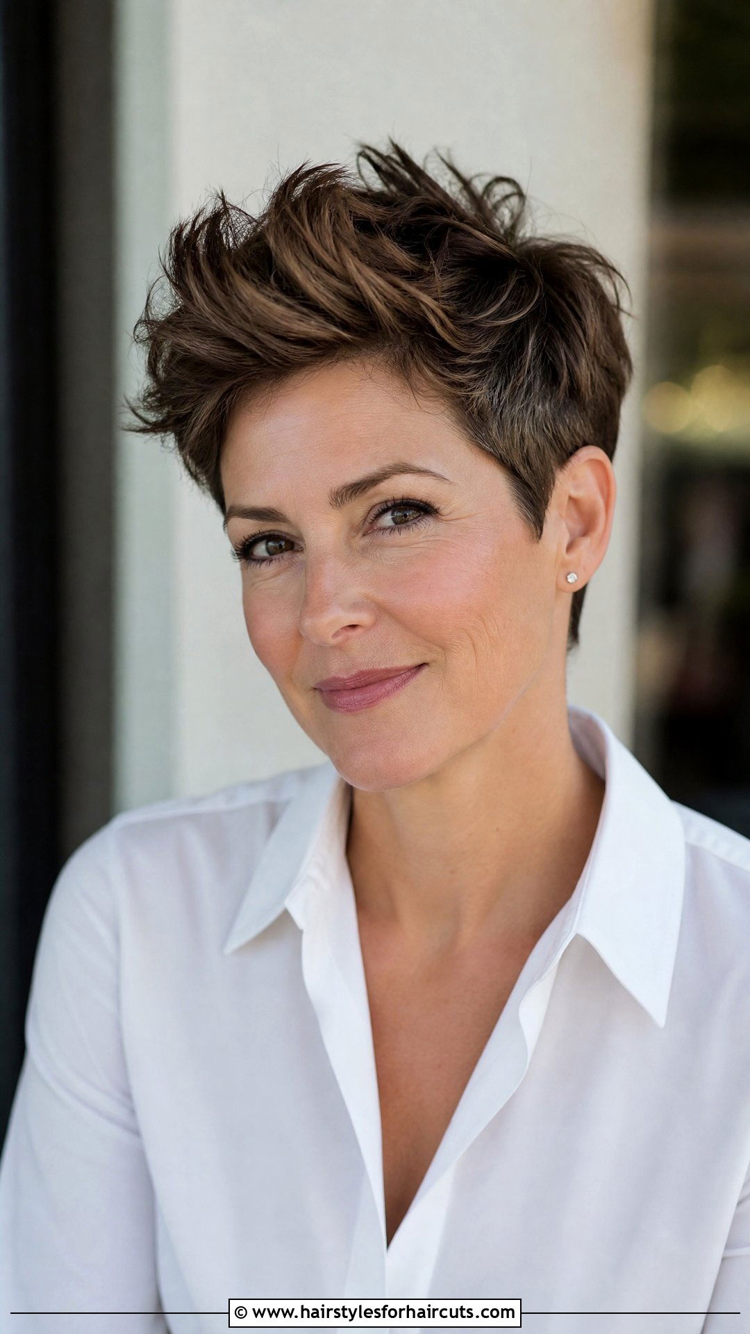 Short Pixie Cut - 25 hairstyles for thin white hair - 25 hairstyles for thin white hair
