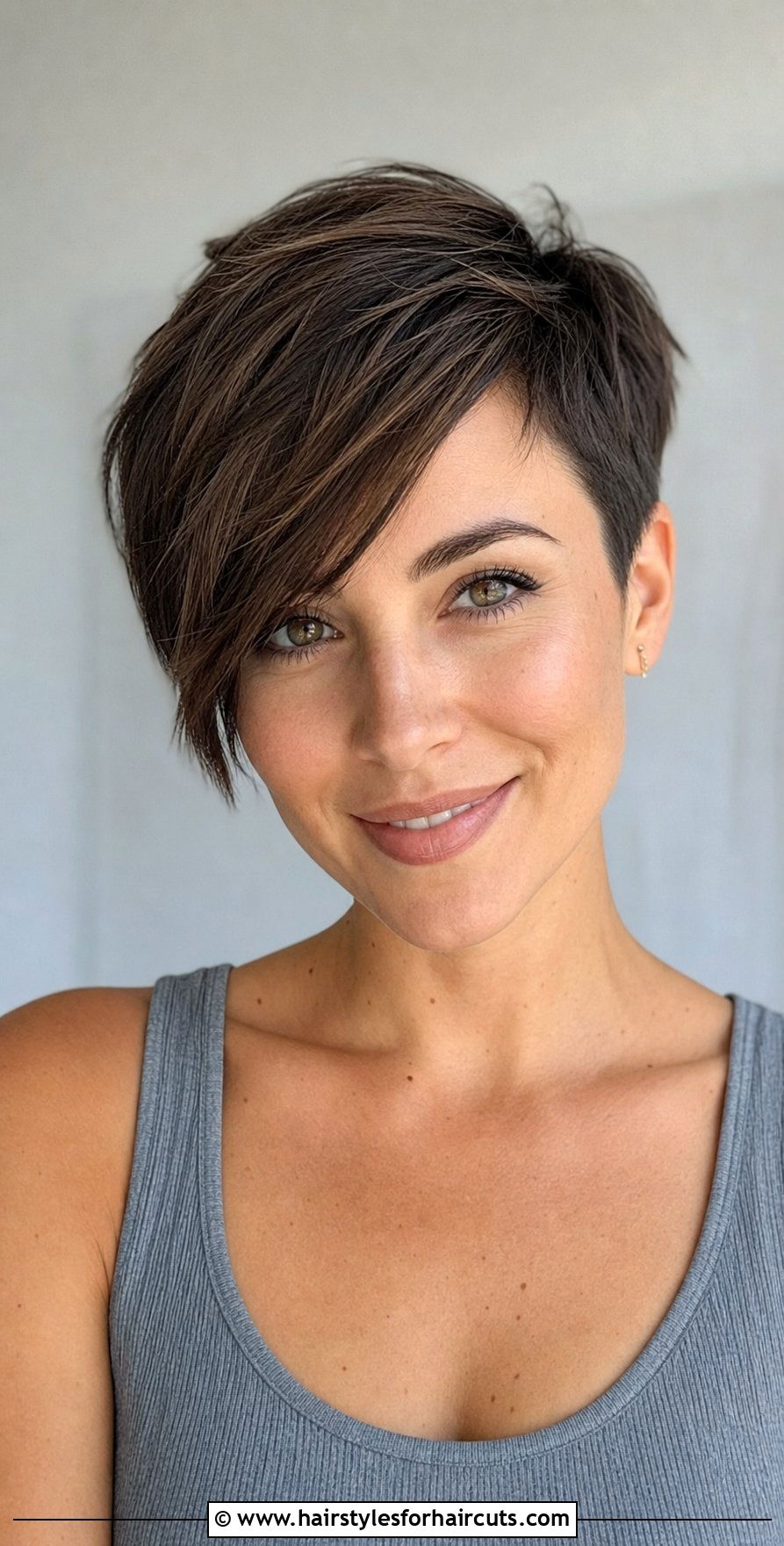 Short Pixie With Side Bangs - 25 womens haircuts with bangs - 25 womens haircuts with bangs