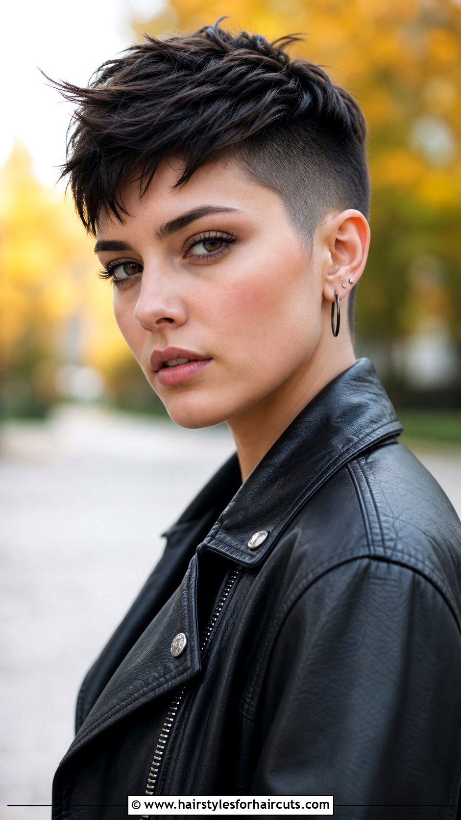 Short Pixie With Undercut - 25 haircuts thick straight hair - 25 haircuts thick straight hair