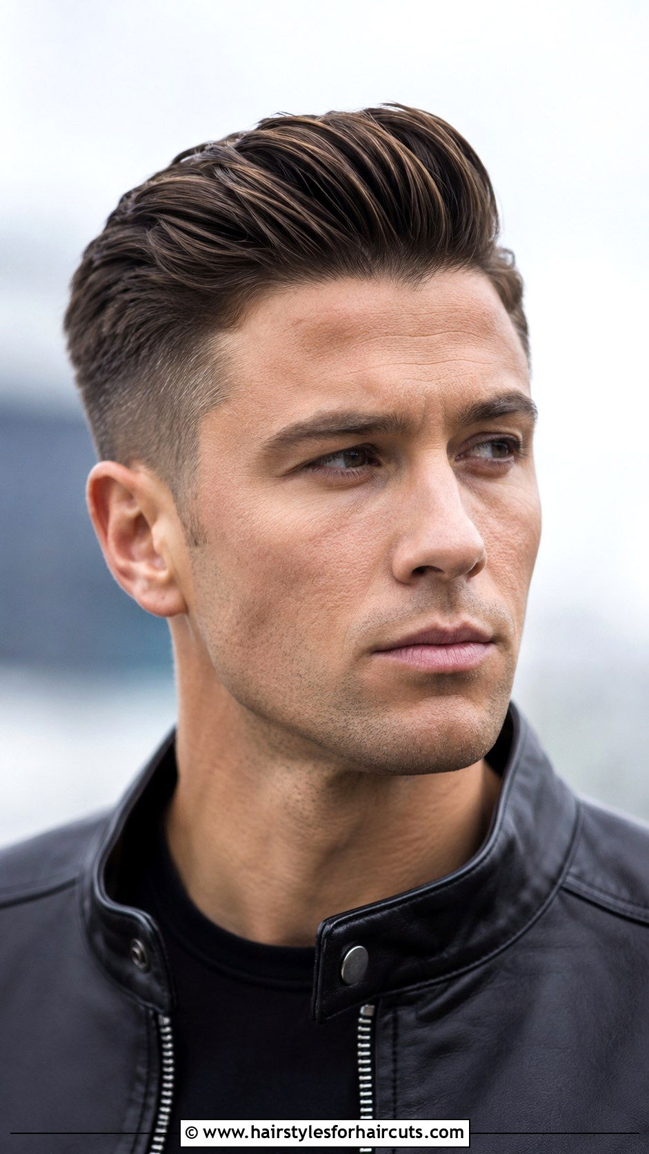 Short Pompadour - 25 low cut haircuts - 25 low cut haircuts