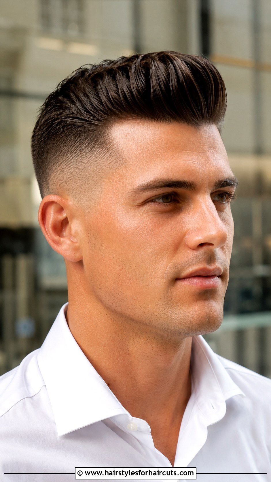 Short Pompadour Fade - 25 fade haircuts with short hair on top - 25 fade haircuts with short hair on top