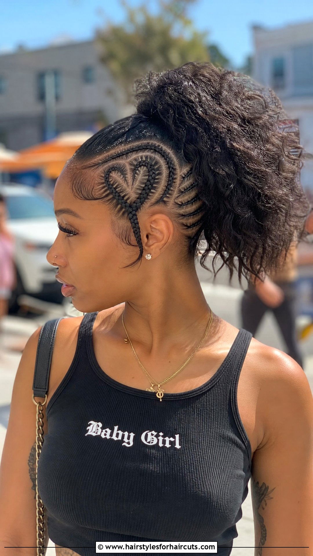 Short Ponytail With Designs - 25 short ponytail hairstyles for black hair - 25 short ponytail hairstyles for black hair