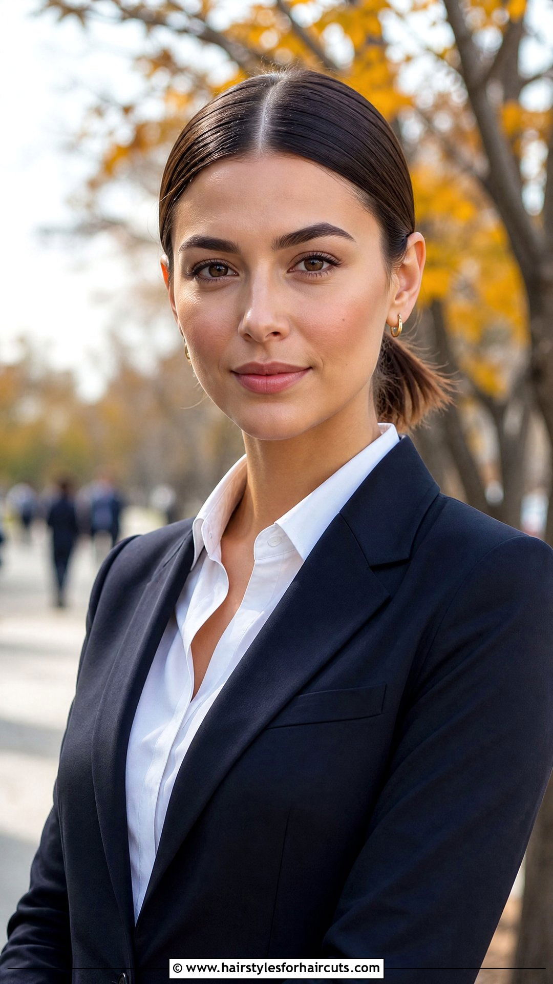 Short Ponytail With Middle Part - 25 short ponytail hairstyles for black hair - 25 short ponytail hairstyles for black hair