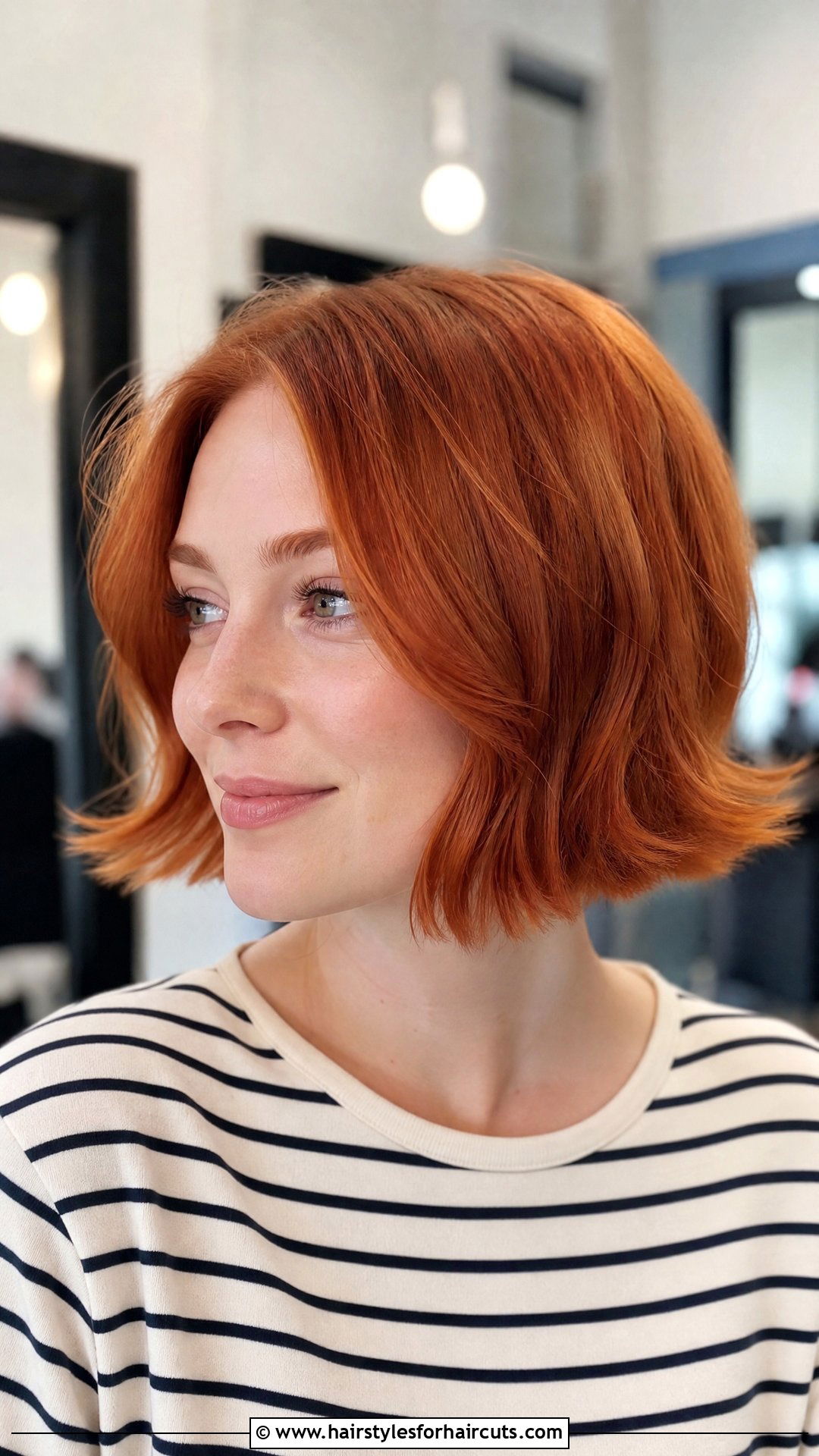 Short Red Bob With Flipped Ends - 25 hairstyles wilma flintstone hair - 25 hairstyles wilma flintstone hair