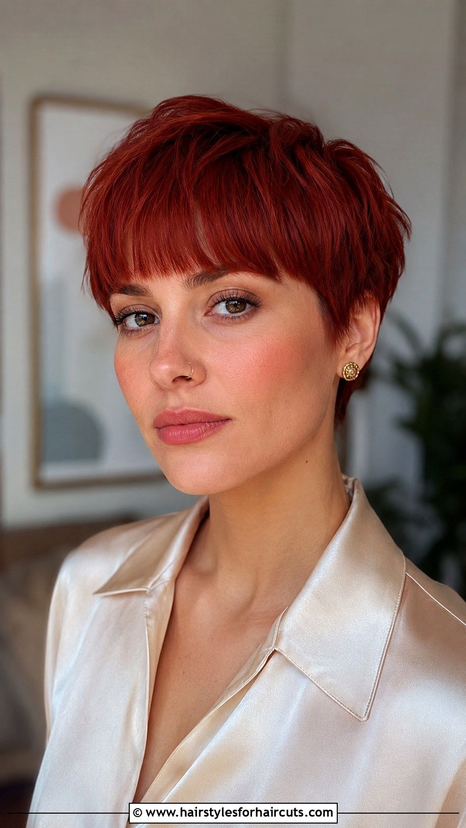 Short Red Pixie With Bangs - 25 pixie short red hairstyles - 25 pixie short red hairstyles