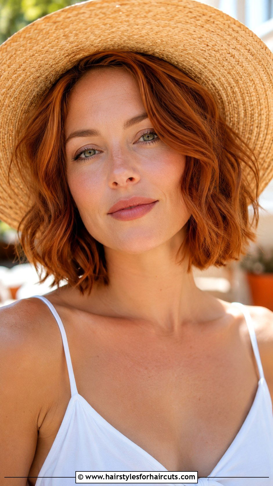 Short Red Wavy Bob - 25 red hair short haircuts - 25 red hair short haircuts