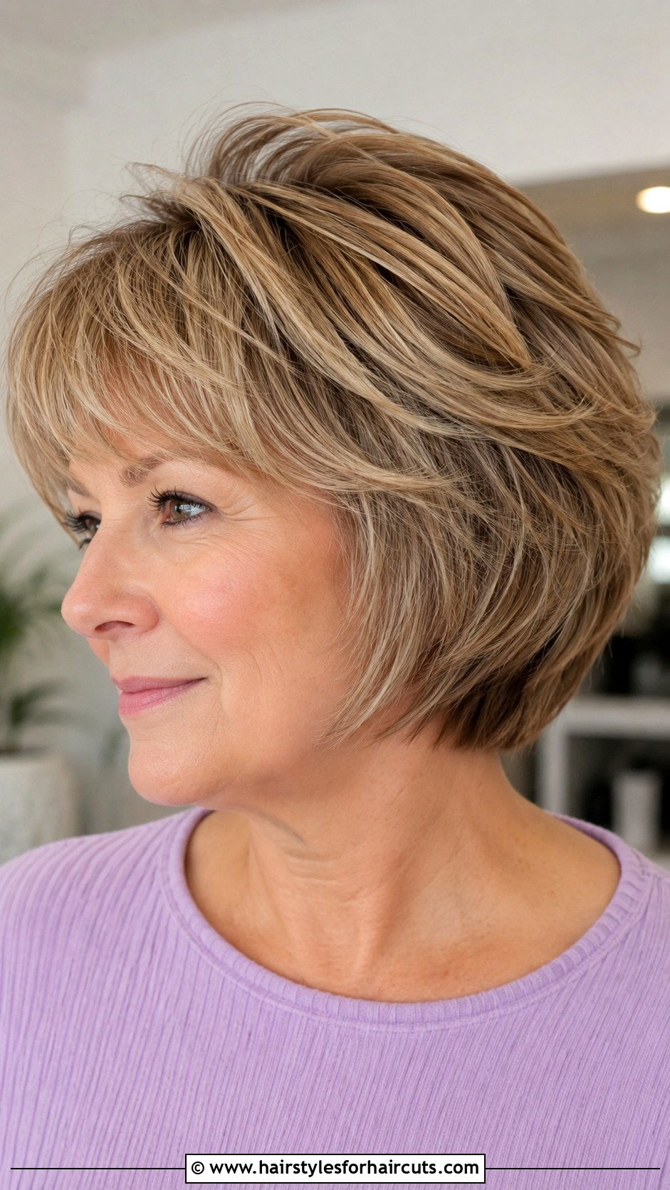 Short Round Layered Bob - 25 round layers haircuts short hair - 25 round layers haircuts short hair