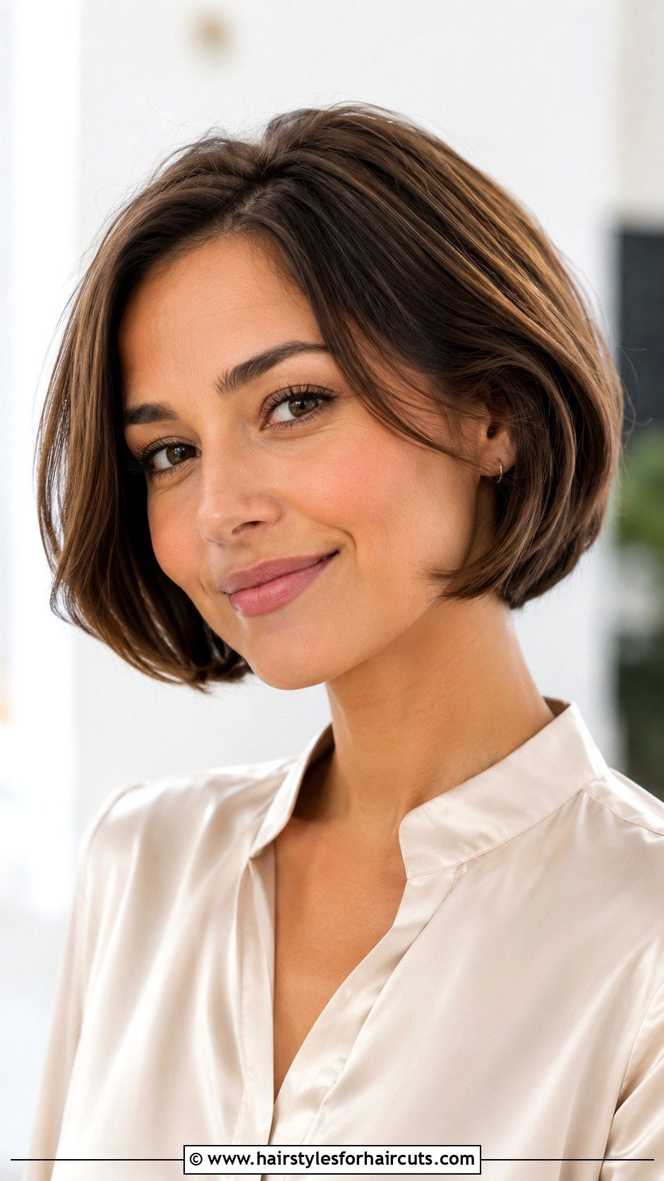 Short Rounded Bob - 25 hairstyles for thin hair older women - 25 hairstyles for thin hair older women