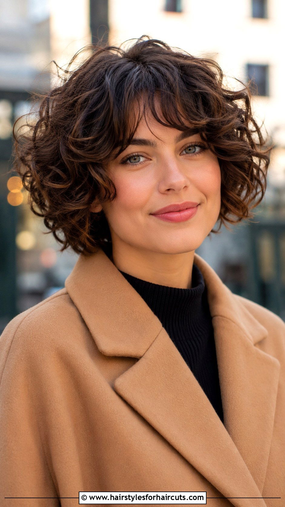 Short Rounded Curly Bob - 25 short haircuts natural curly hair - 25 short haircuts natural curly hair