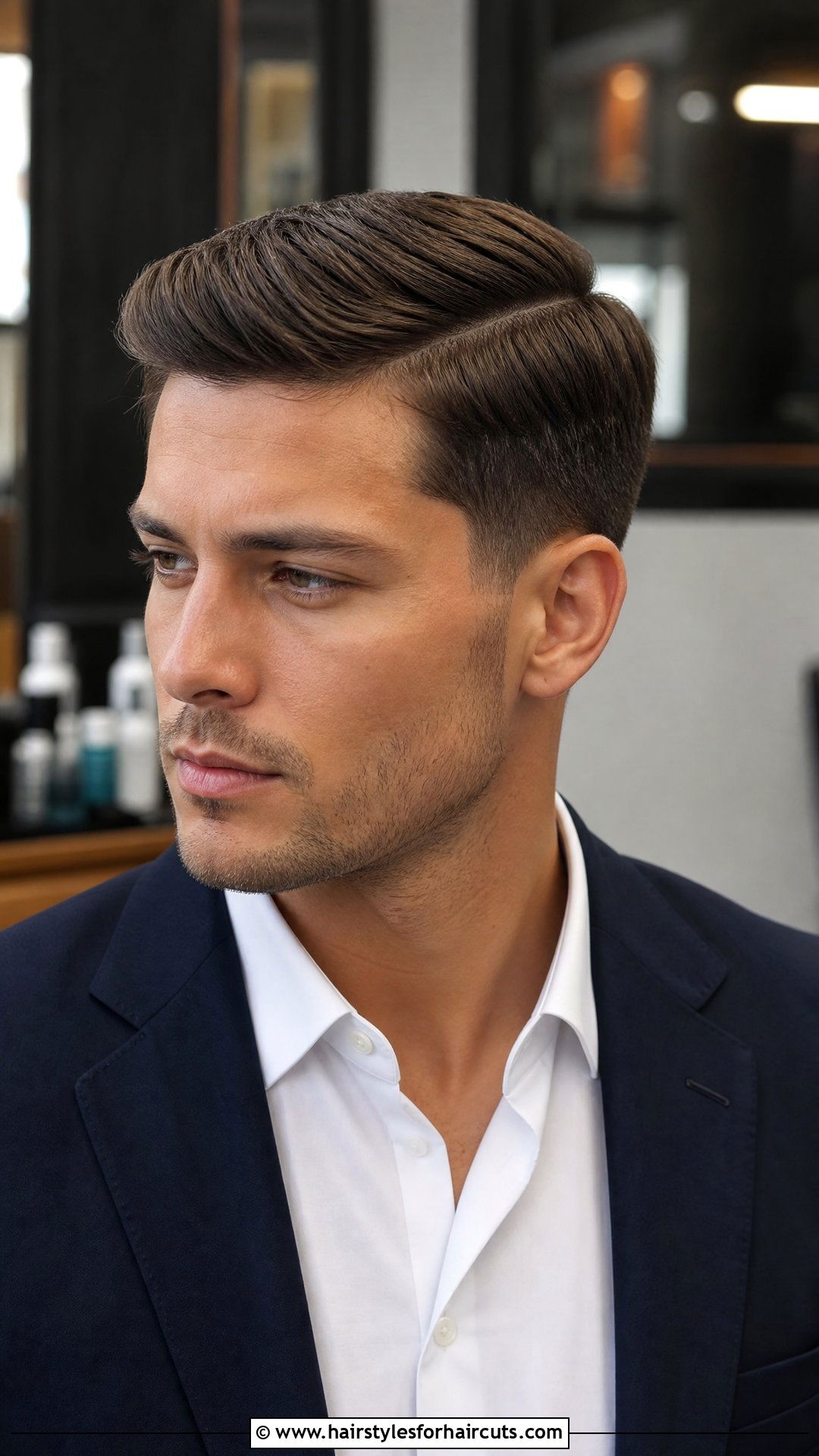 Short Scissor Cut With Side Part - 25 scissors haircuts - 25 scissors haircuts