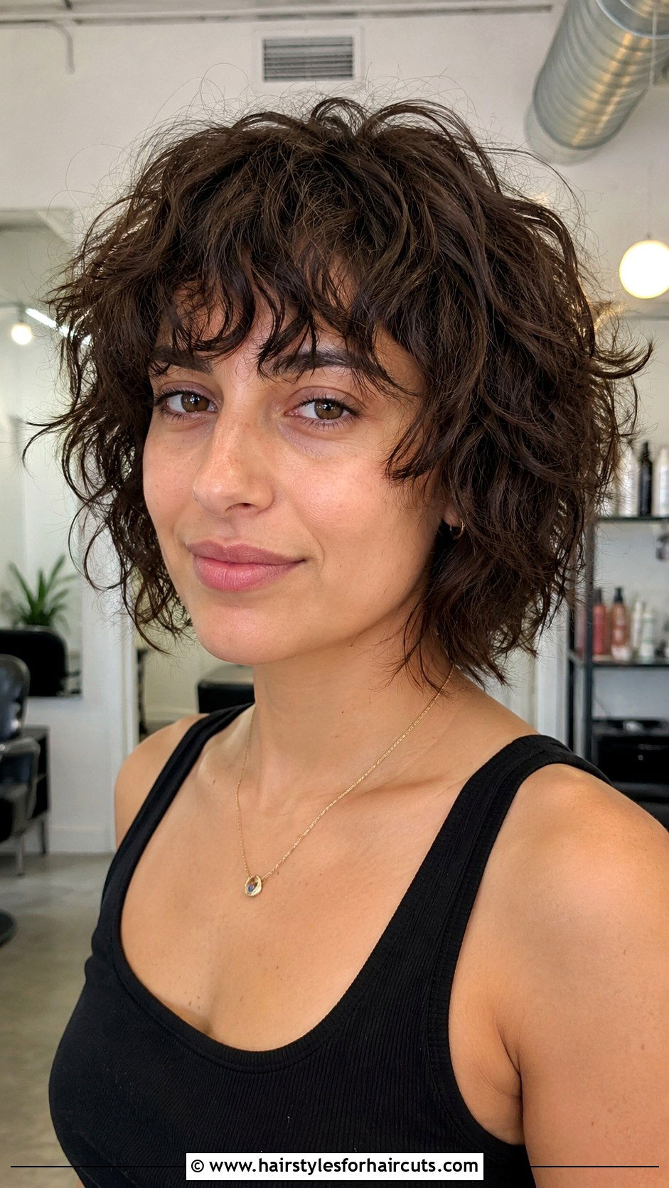 Short Shag 2C Curly Hair - 25 2c curly haircuts - 25 2c curly haircuts