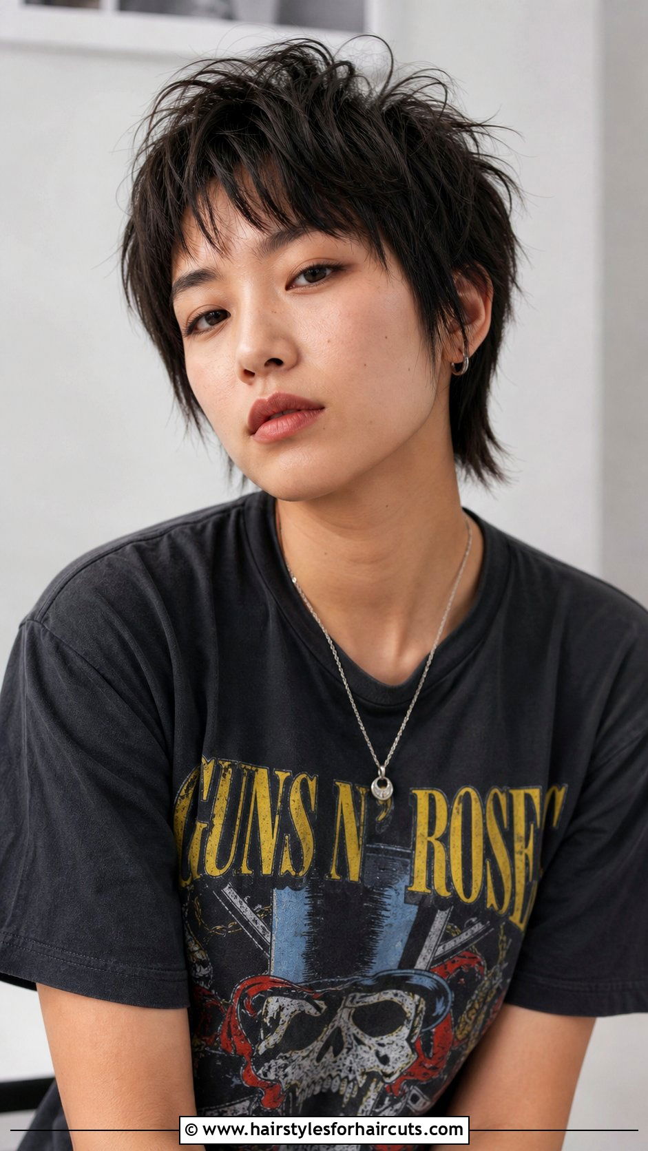 Short Shag Haircut - 25 hairstyles for round face asian woman - 25 hairstyles for round face asian woman
