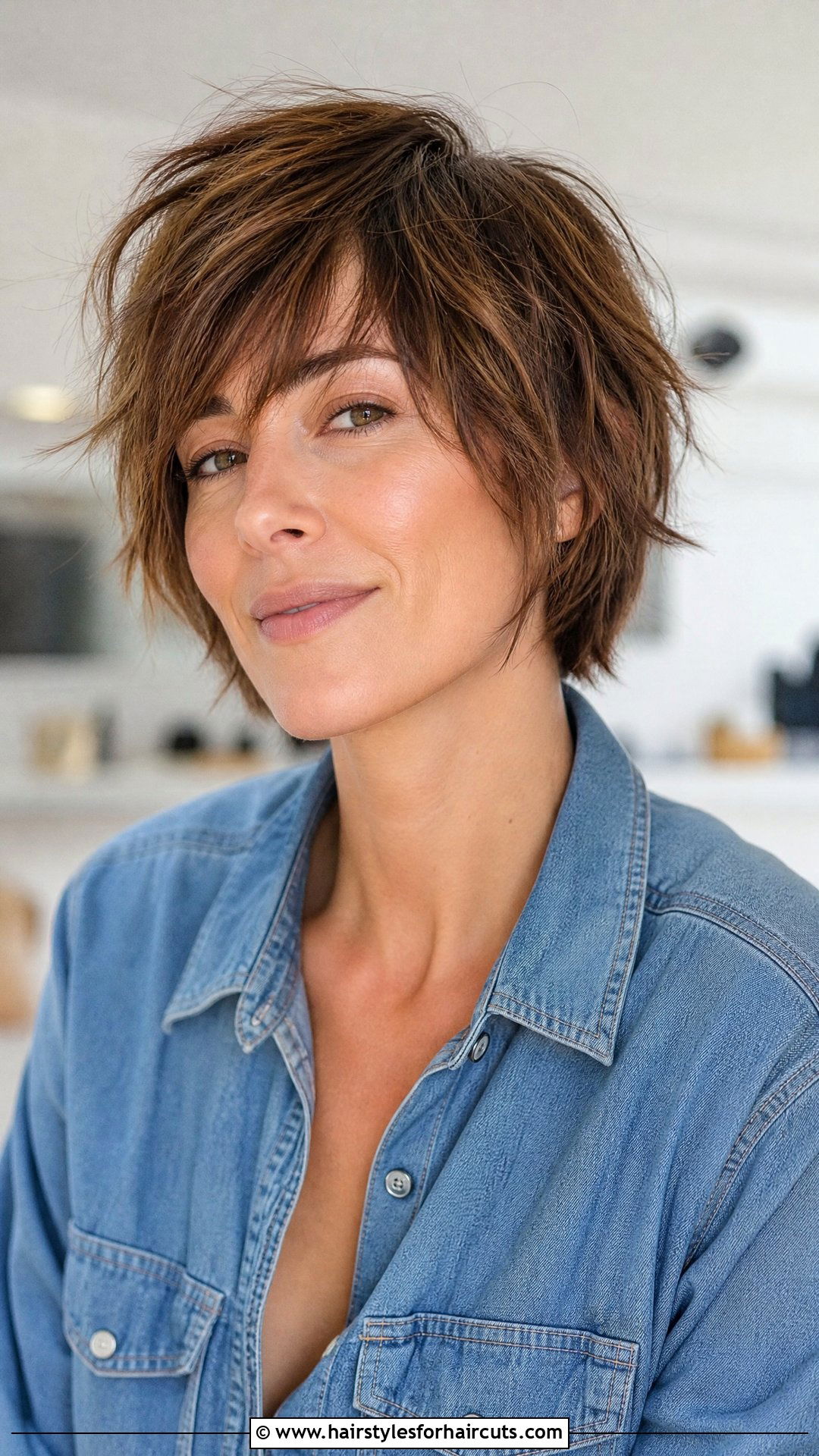 Short Shag Haircut - 25 short hairstyles for round faces over 50 - 25 short hairstyles for round faces over 50