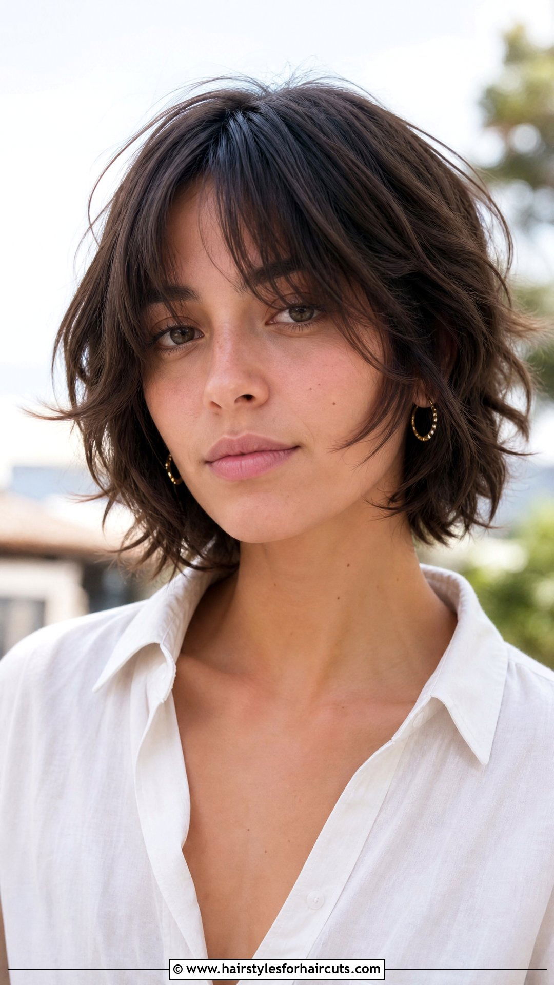 Short Shag Haircut With Curtain Bangs - 25 short shag haircuts - 25 short shag haircuts