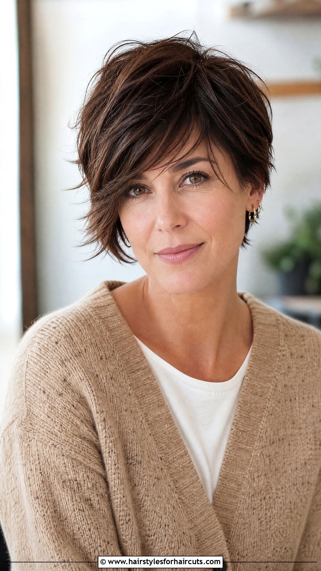 Short Shag Haircut With Side Bangs - 25 short shag haircuts - 25 short shag haircuts