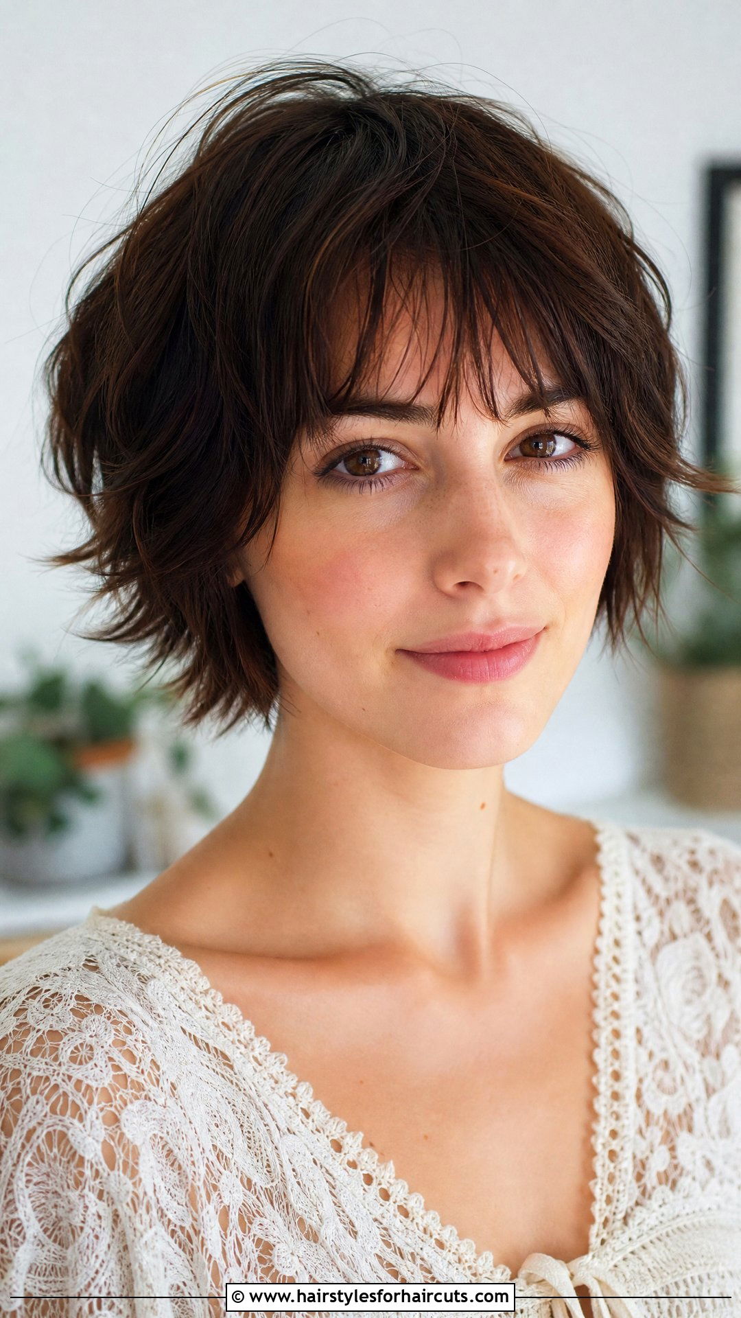 Short Shag Haircut With Wispy Bangs - 25 short shag haircuts - 25 short shag haircuts