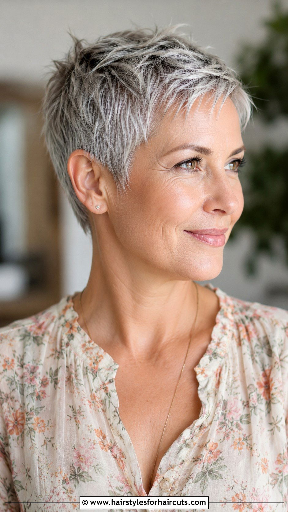 Short Silver Pixie Cut - 25 granny hairstyles - 25 granny hairstyles