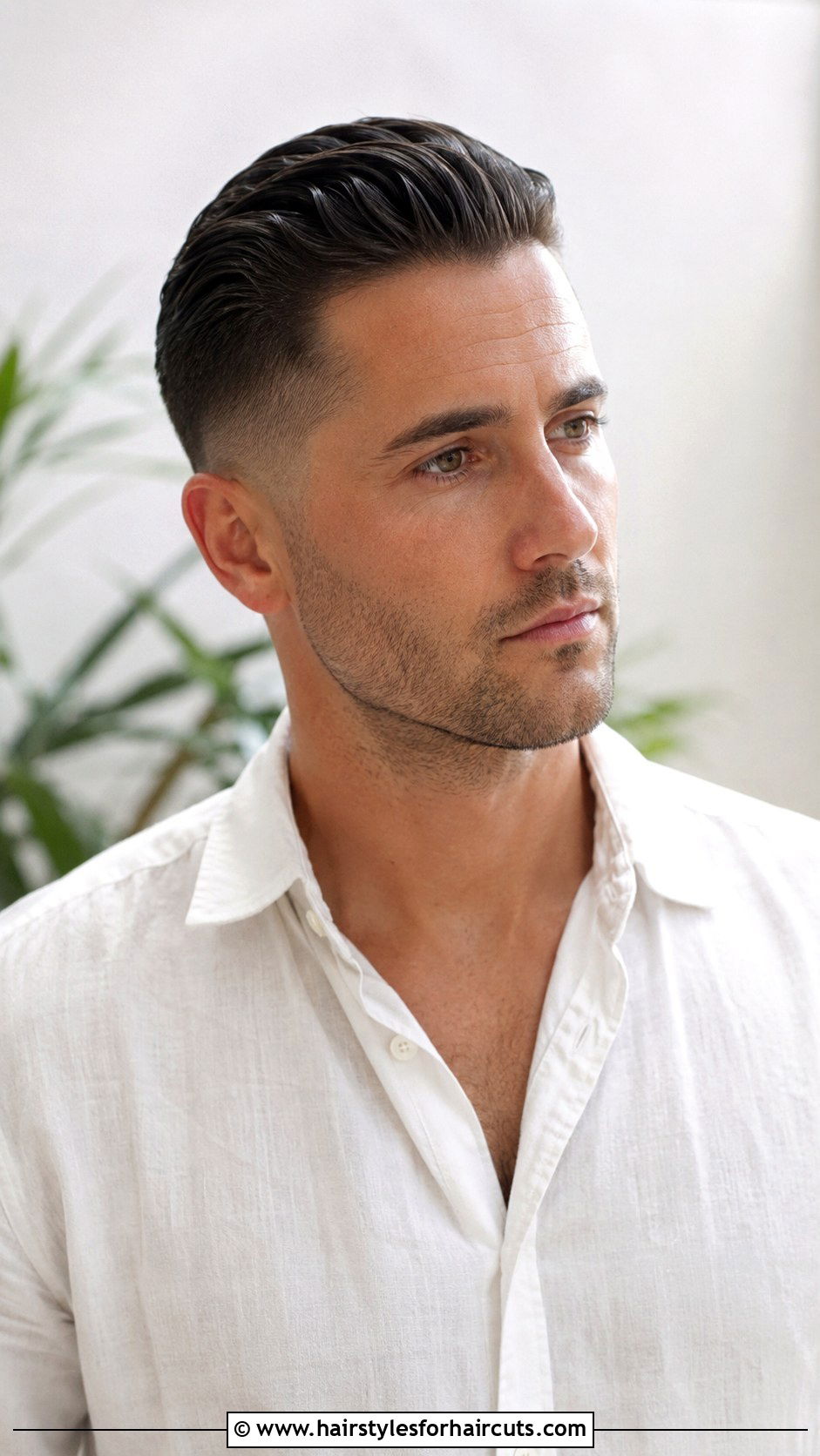 Short Slicked Back - 25 1920s hairstyles men - 25 1920s hairstyles men