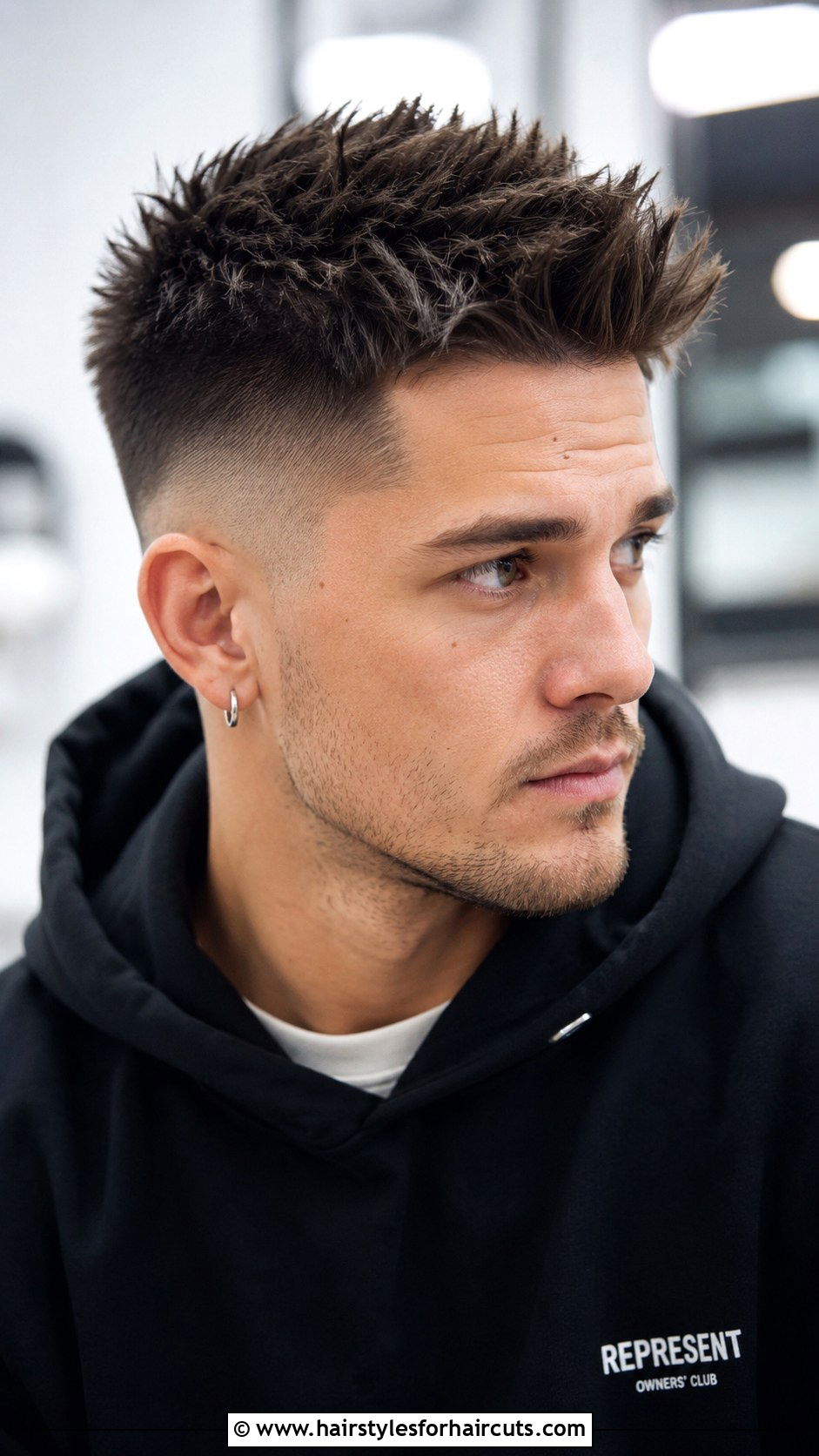 Short Spiky Hair Fade - 25 balding haircuts for thin hair men - 25 balding haircuts for thin hair men
