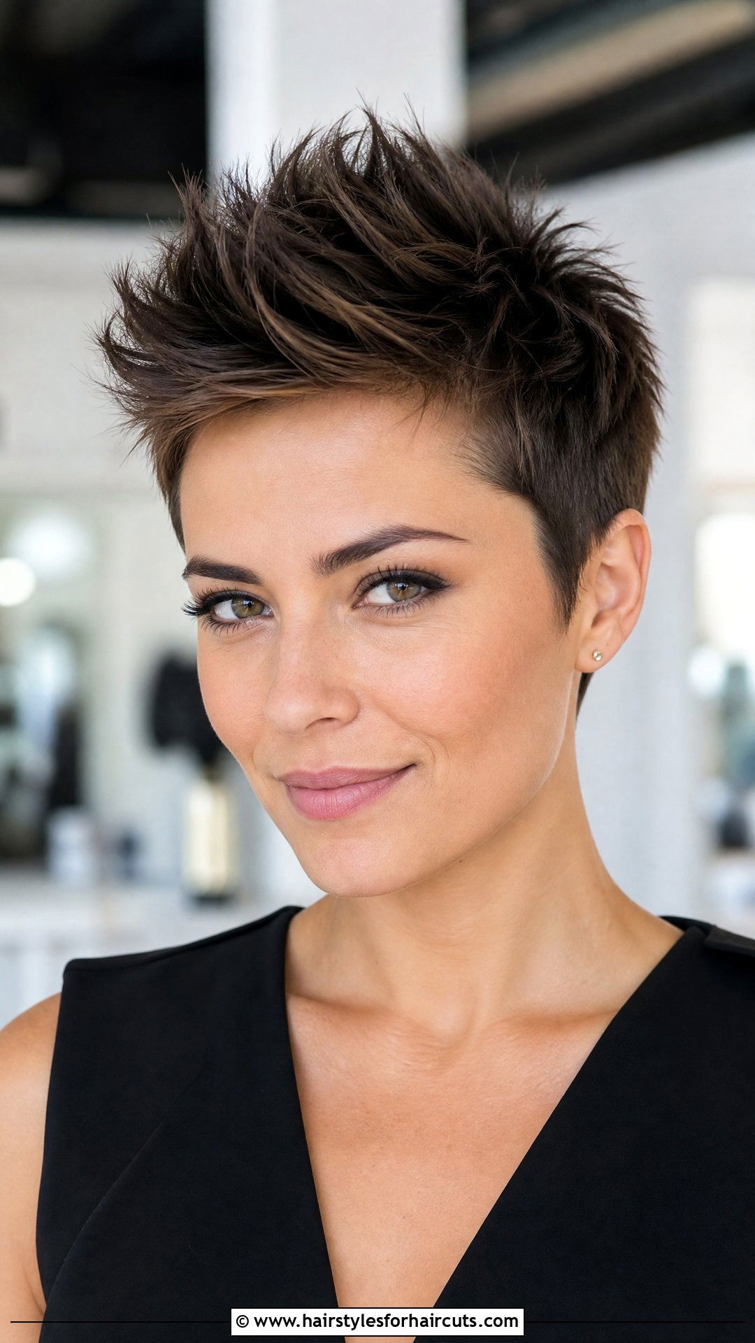 Short Spiky Pixie - 25 wax hairstyles - 25 wax hairstyles