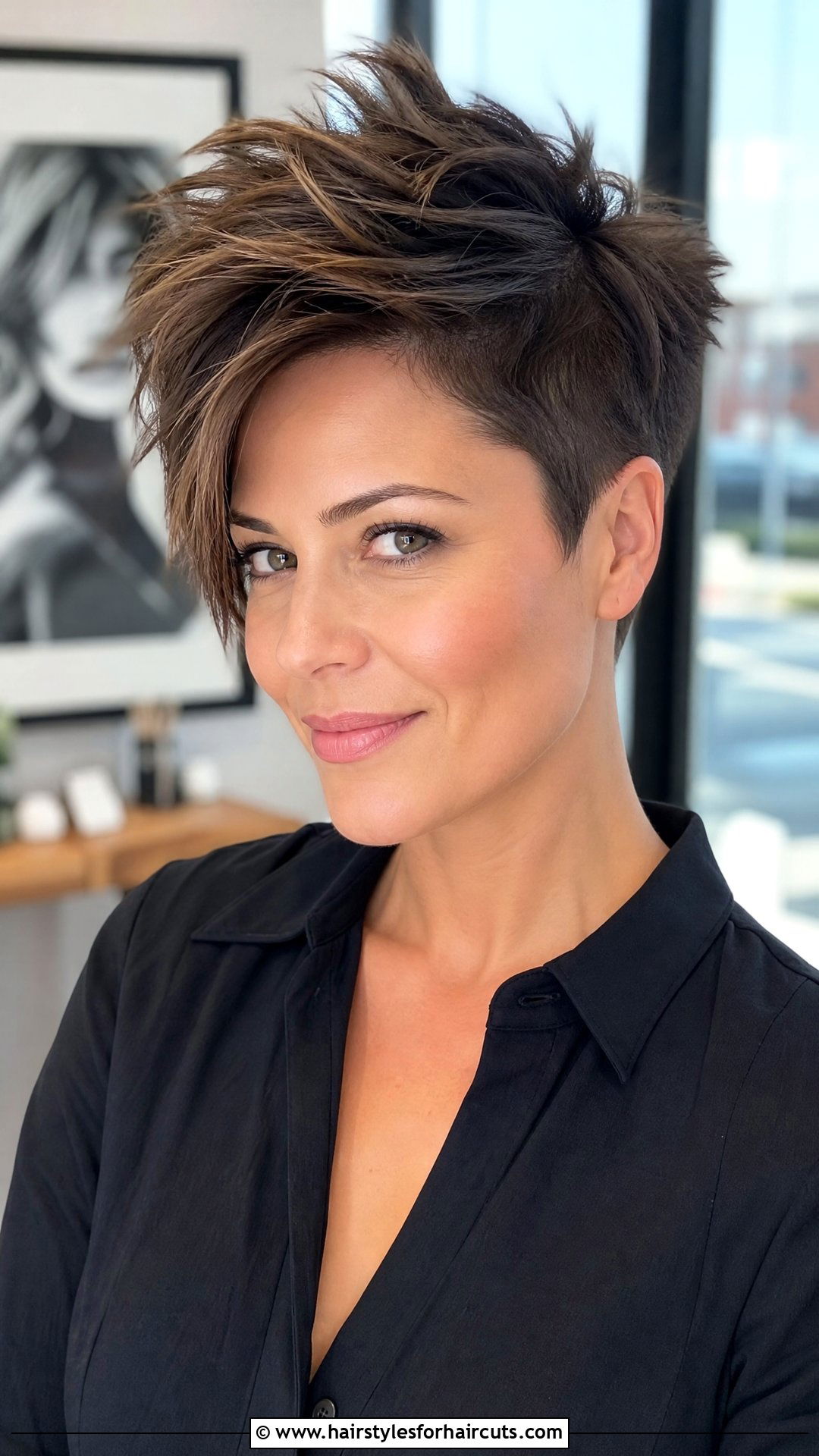 Short Spiky Textured Cut With Side Part - 25 fine hair messy short spiky hairstyles - 25 fine hair messy short spiky hairstyles