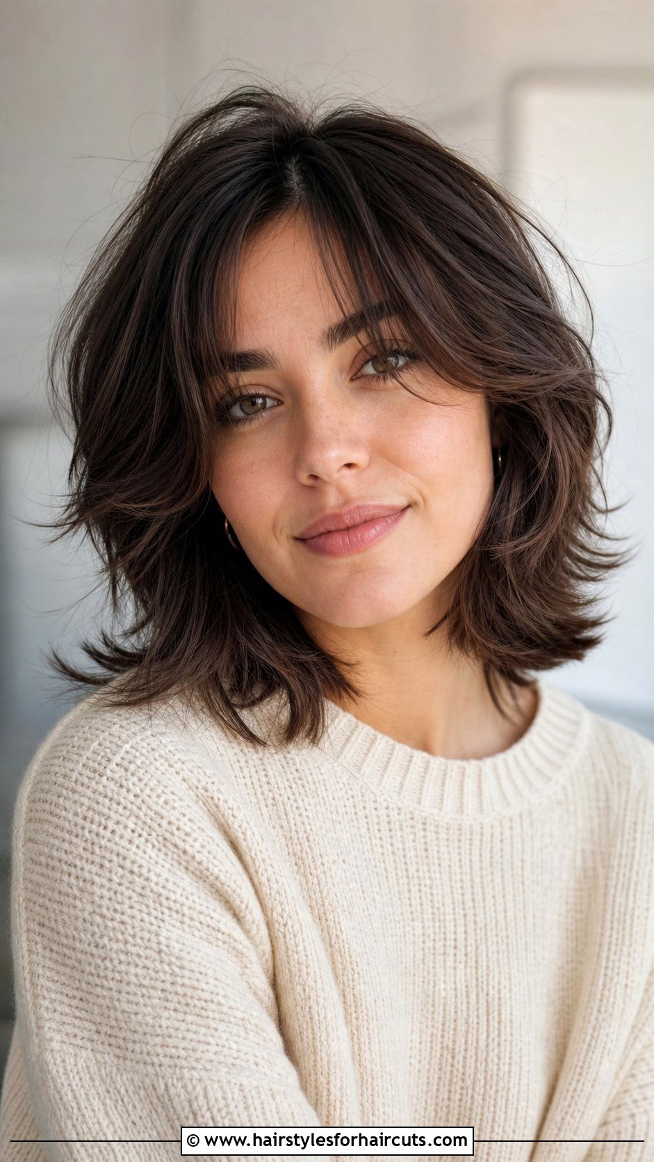 Short Step Cut With Curtain Bangs - 25 step cut hairstyles for short hair - 25 step cut hairstyles for short hair