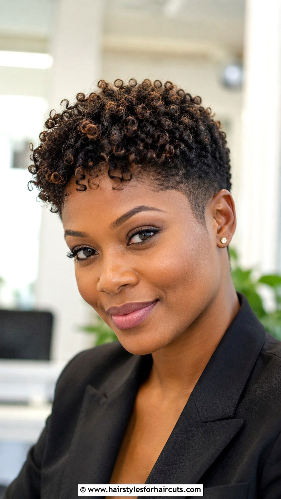 Short Tapered Curl Cut - 25 granny hairstyles - 25 granny hairstyles