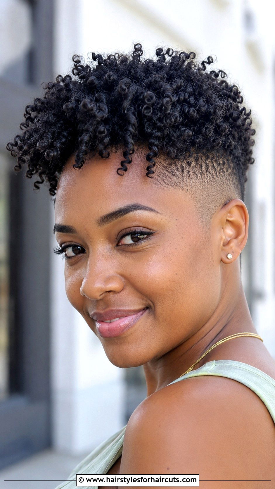 Short Tapered Curly Afro - 25 short natural curly hairstyles for black hair - 25 short natural curly hairstyles for black hair