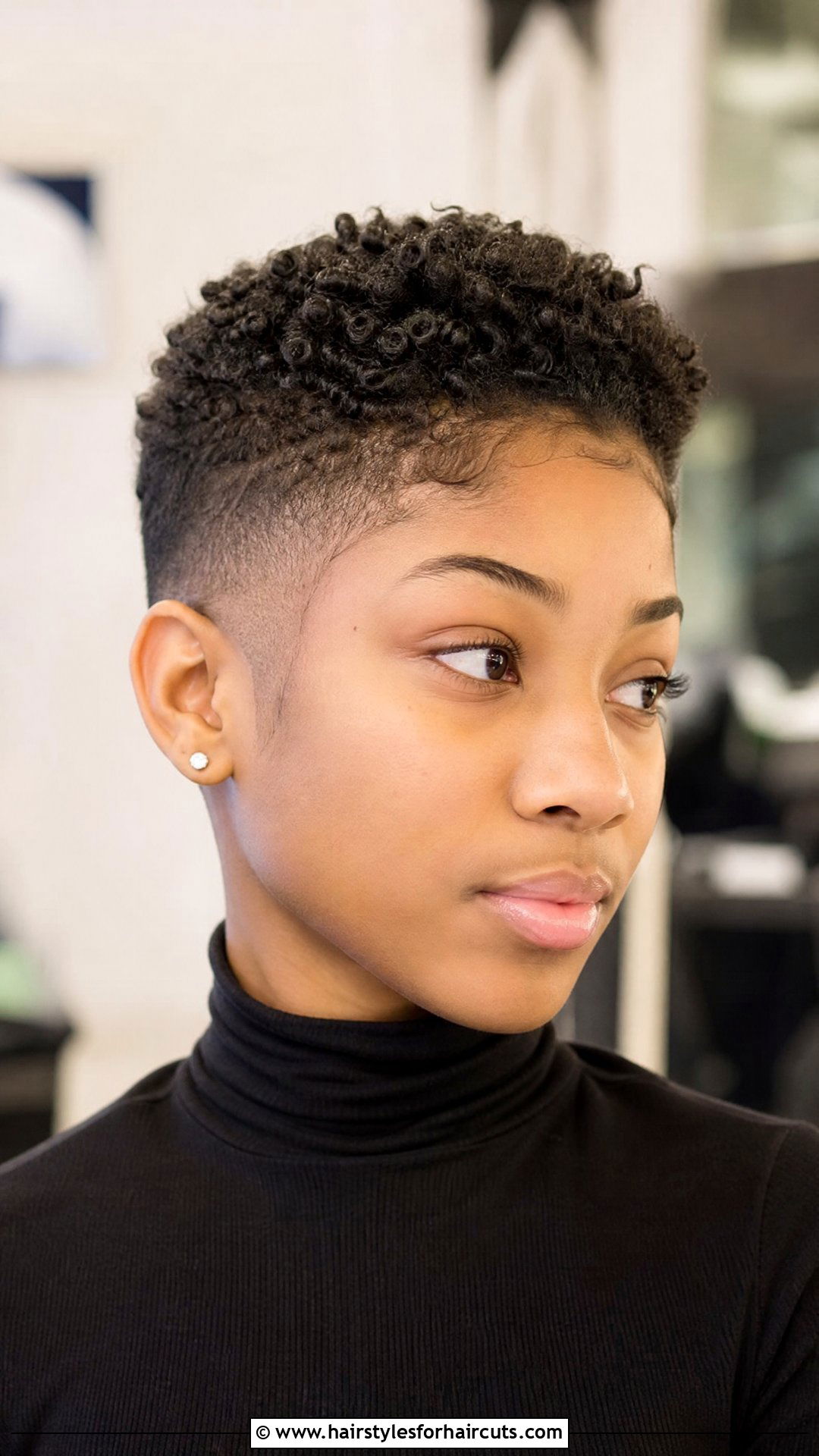 Short Tapered Cut - 25 hairstyles for black teens - 25 hairstyles for black teens