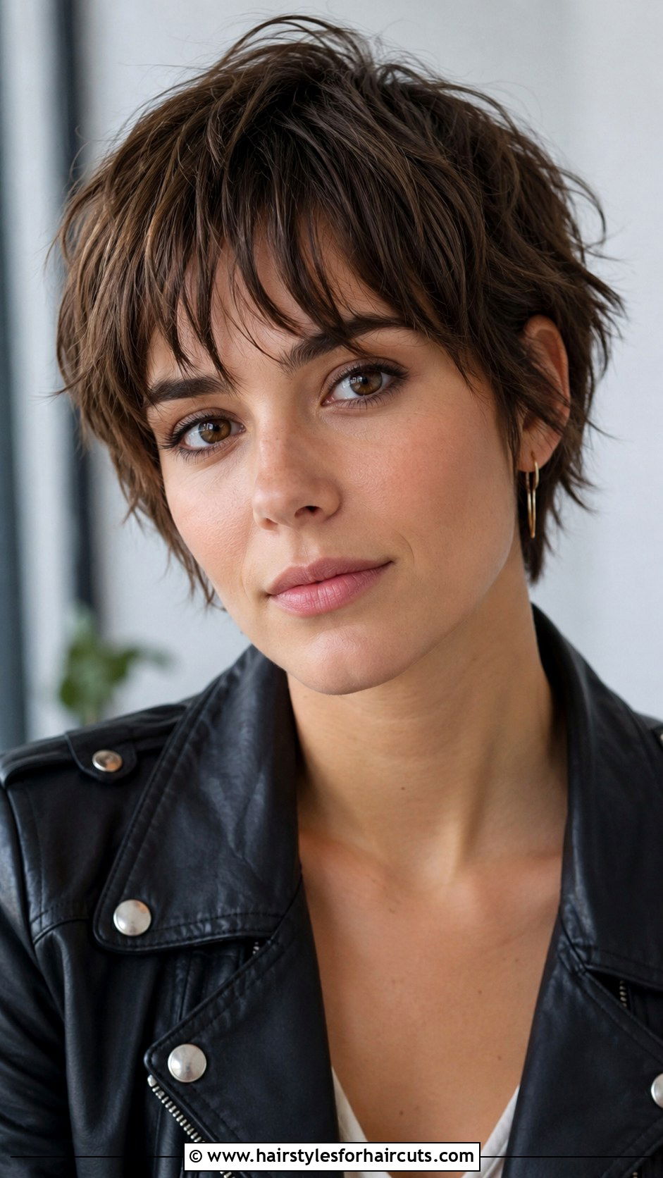 Short Textured Hair With Piecey Bangs - 25 womens hairstyles with bangs - 25 womens hairstyles with bangs