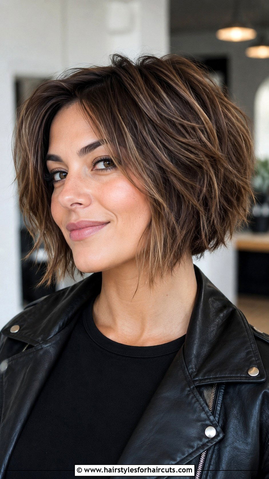 Short Textured Layered Bob - 25 short hair long layers haircuts - 25 short hair long layers haircuts