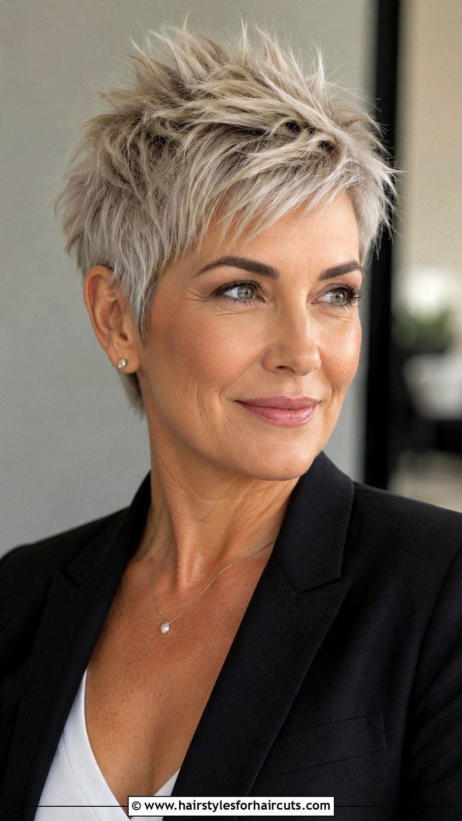 Short Textured Pixie - 25 older women hairstyles - 25 older women hairstyles