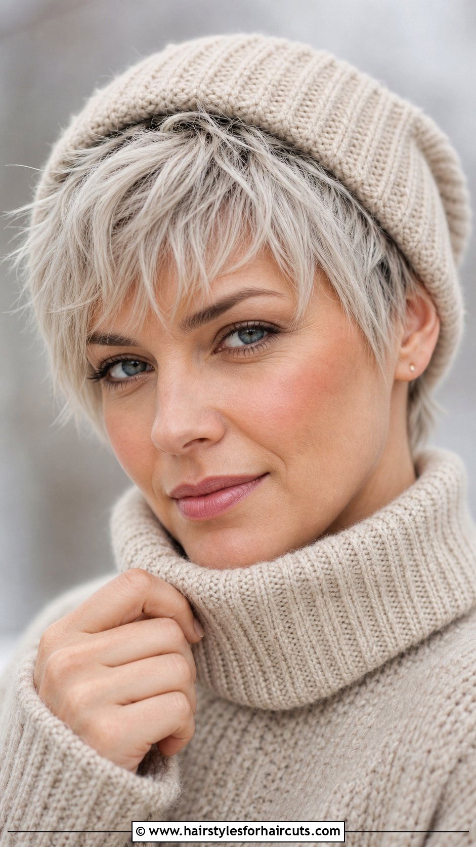 Short Textured Pixie Cut - 25 haircuts for hats - 25 haircuts for hats