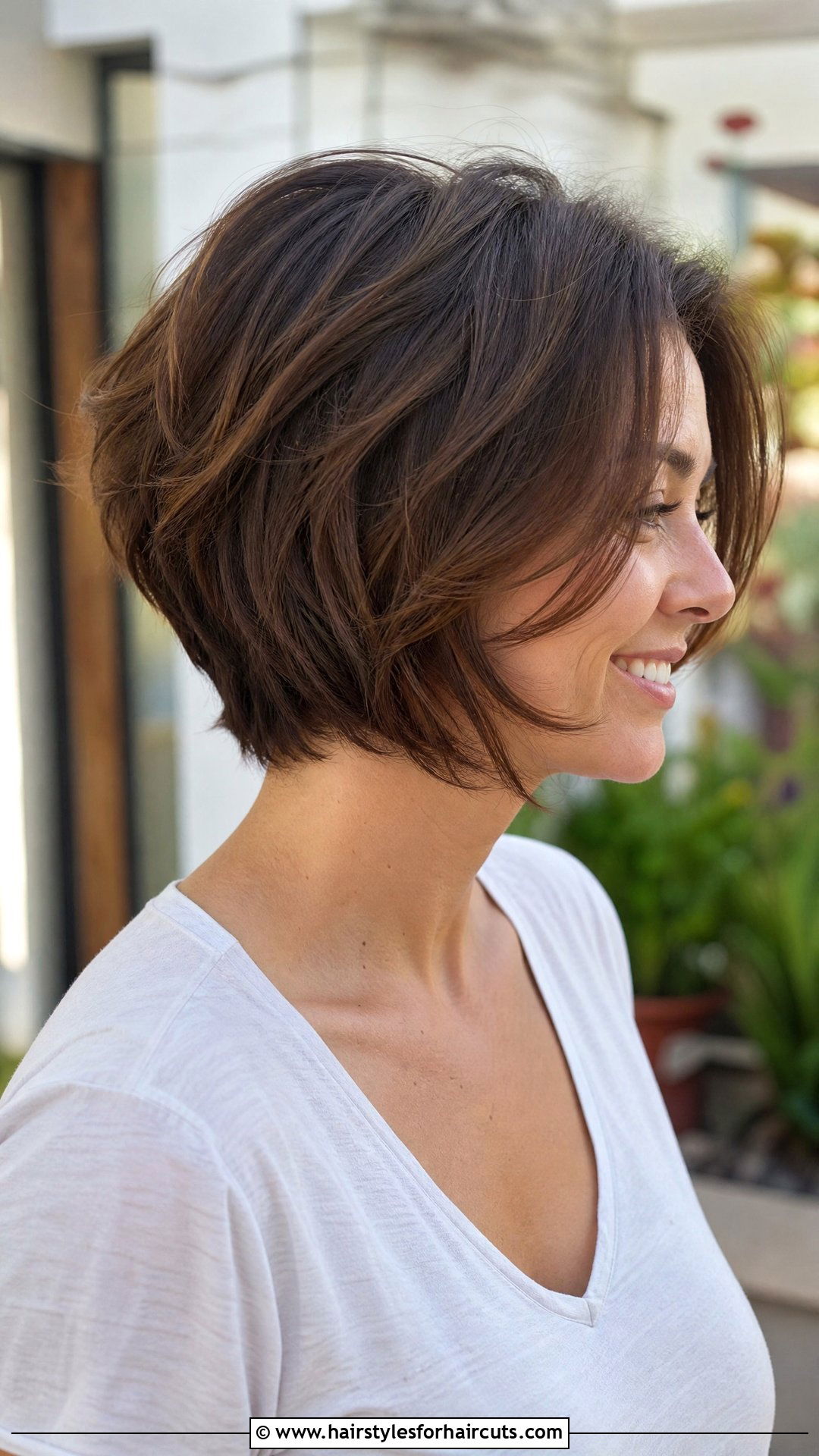 Short Thick Brown Hair - 25 short brown hairstyles - 25 short brown hairstyles