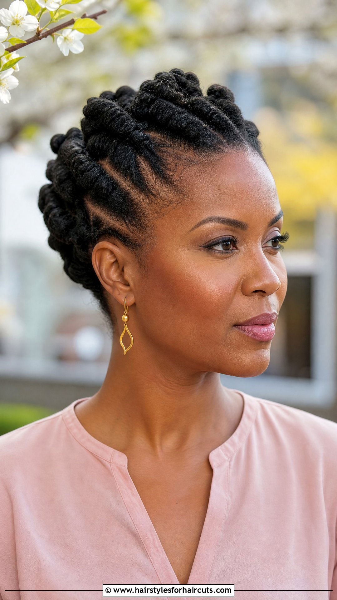 Short Twisted Updo - 25 very short hairstyles for black women - 25 very short hairstyles for black women