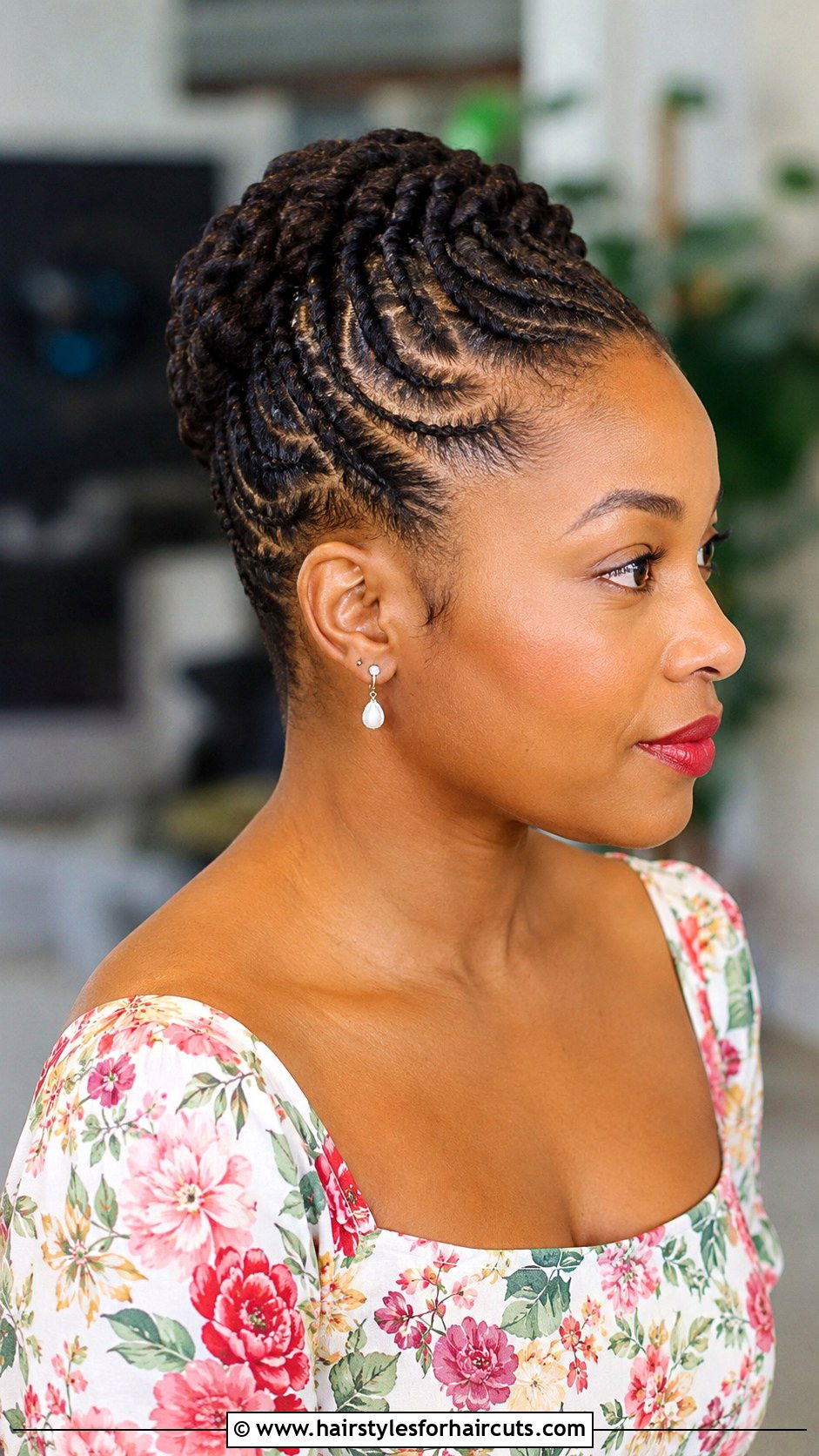 Short Twisted Updo Haircut - 25 short haircuts for black women over 60 - 25 short haircuts for black women over 60