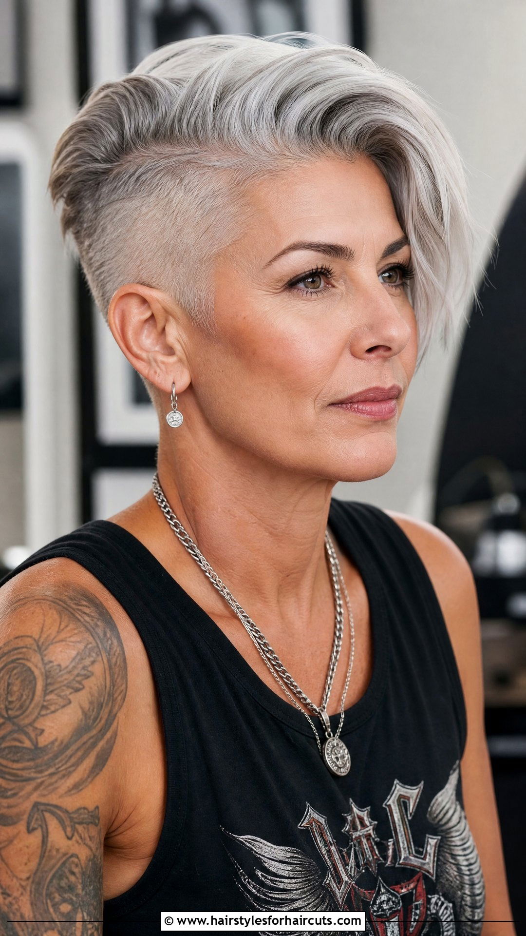 Short Undercut Haircut - 25 short haircuts for women over 50 - 25 short haircuts for women over 50