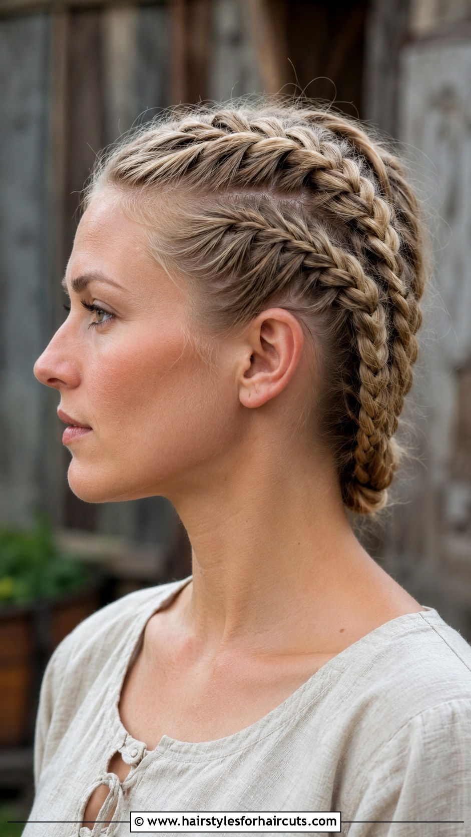 Short Viking Double Braid - 25 female viking hairstyles for short hair - 25 female viking hairstyles for short hair