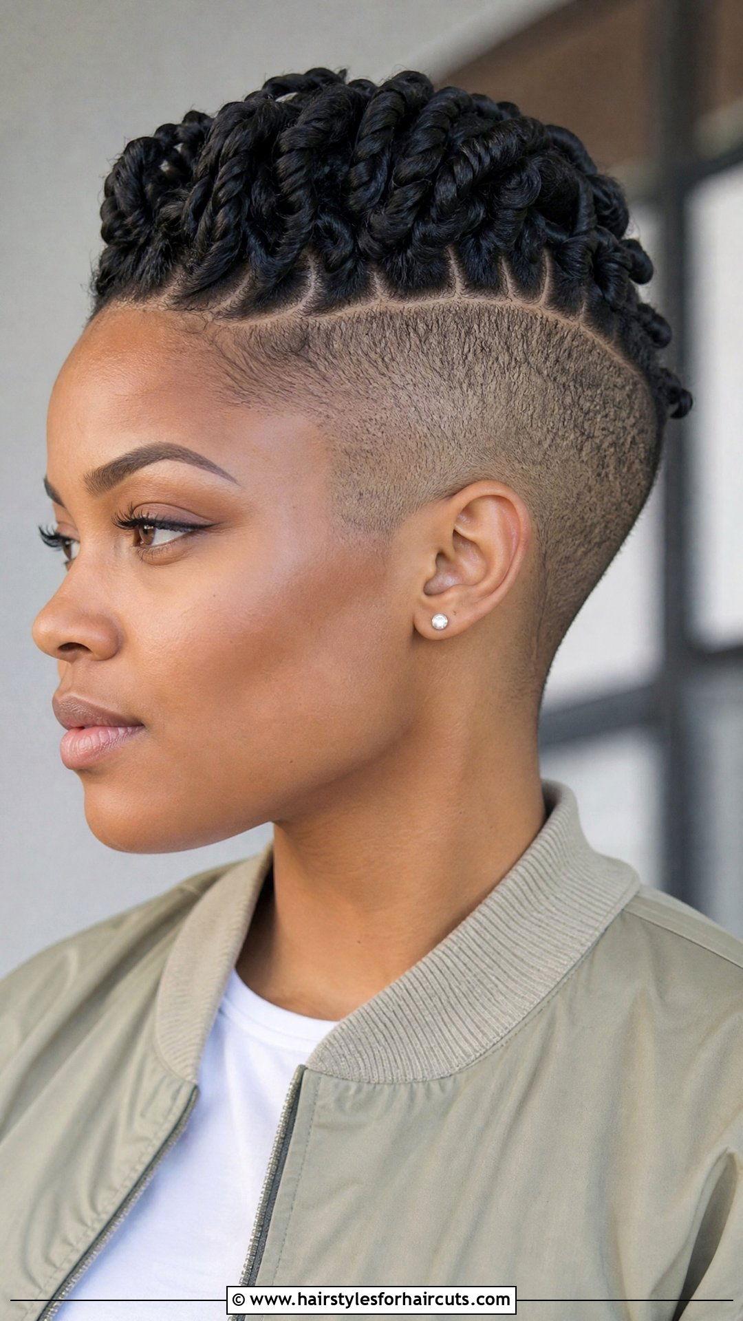Short Viking Undercut With Twists - 25 undercut female viking hairstyles for short hair - 25 undercut female viking hairstyles for short hair