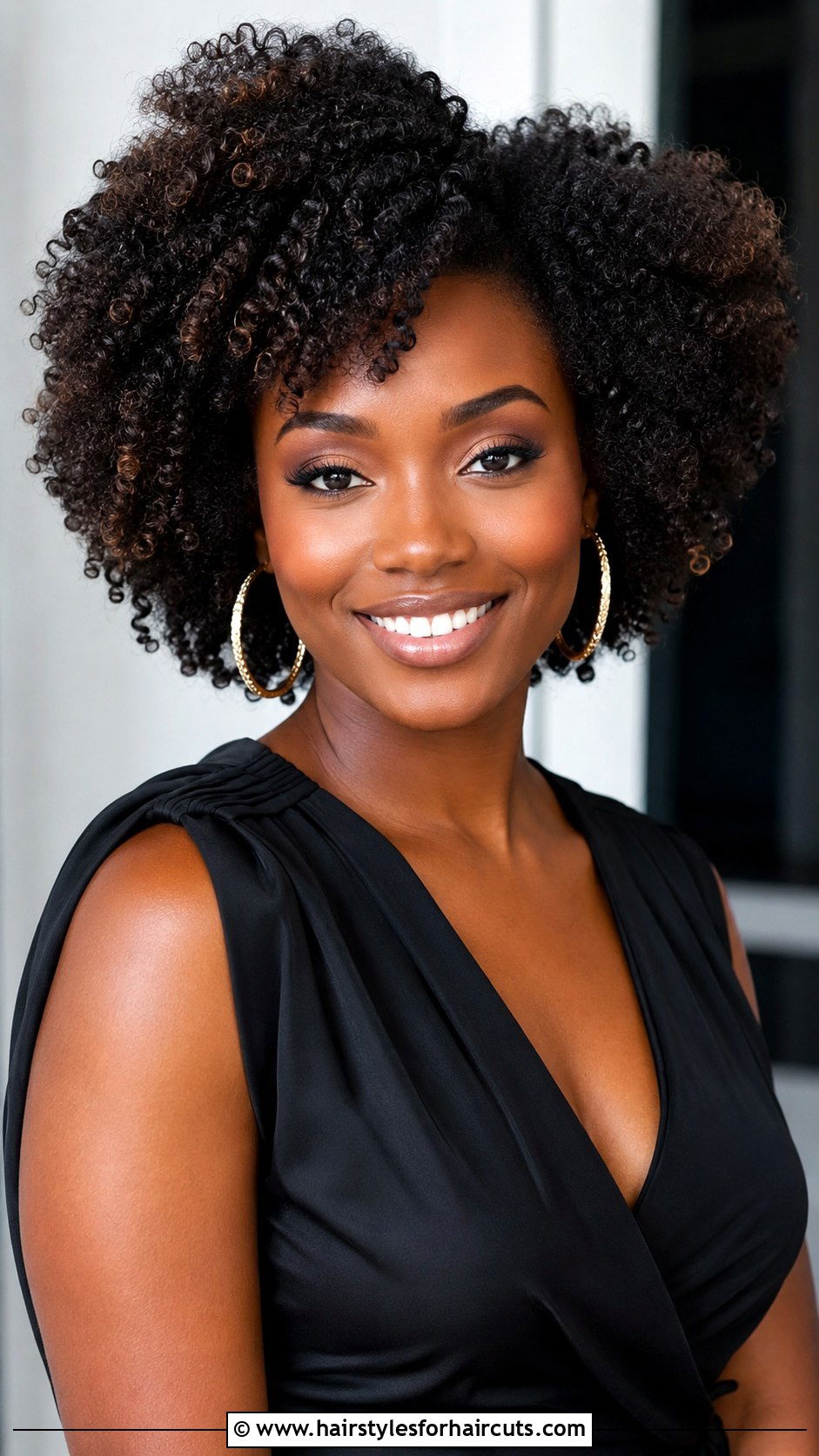 Short Voluminous Coils - 25 short hairstyles for thick hair black women - 25 short hairstyles for thick hair black women