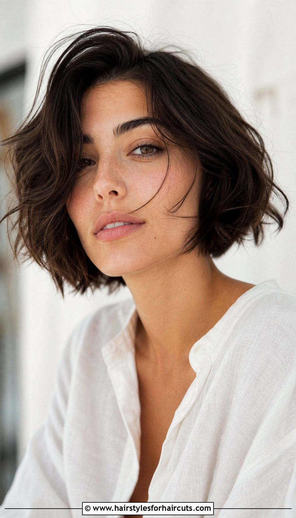 Short Wavy Bob - 25 haircuts styles short hair women - 25 haircuts styles short hair women