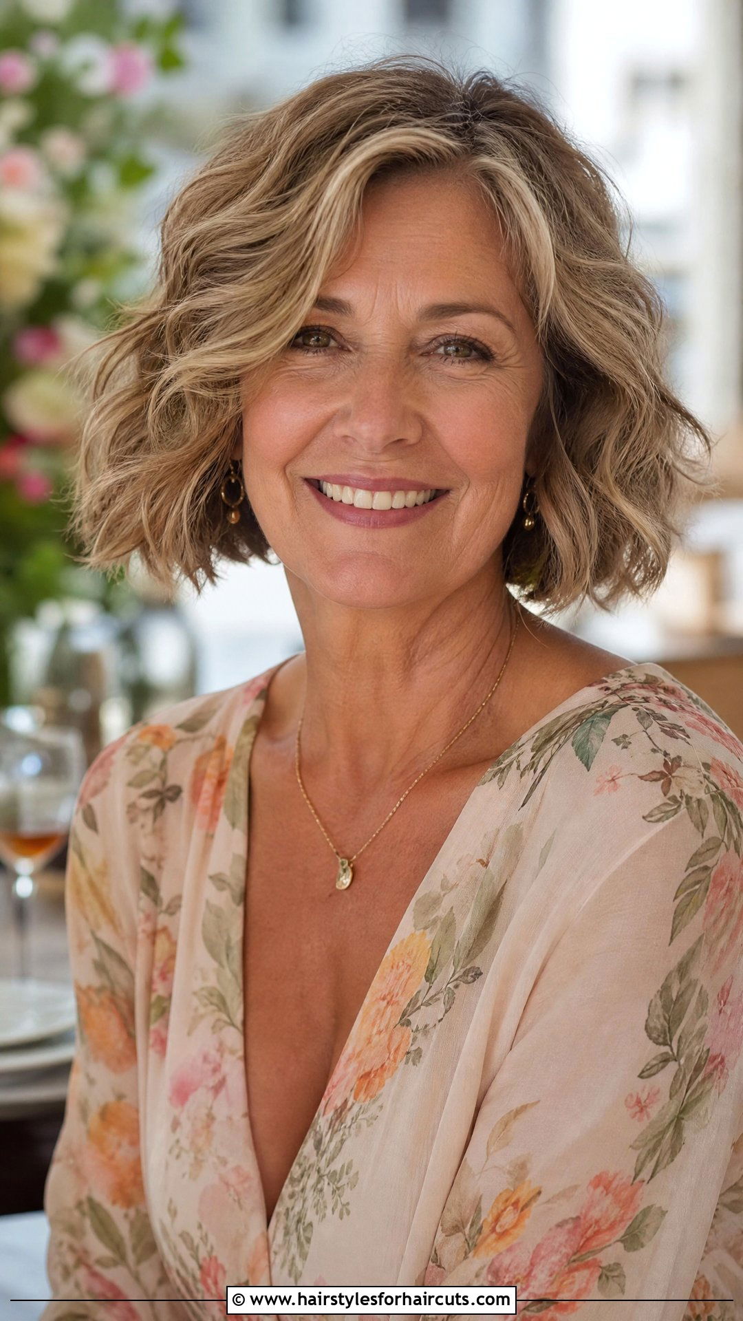 Short Wavy Bob - 25 short hairstyles for older women - 25 short hairstyles for older women